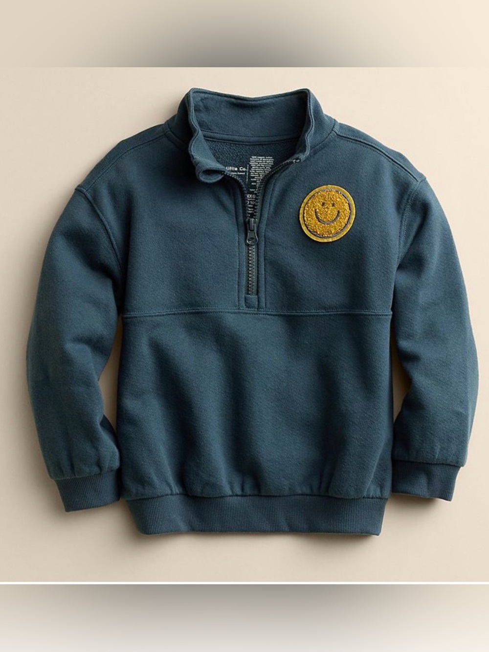 Baby & Toddler Little Co. by Lauren Conrad Quarter Zip Pullover in Blue LC Smile
